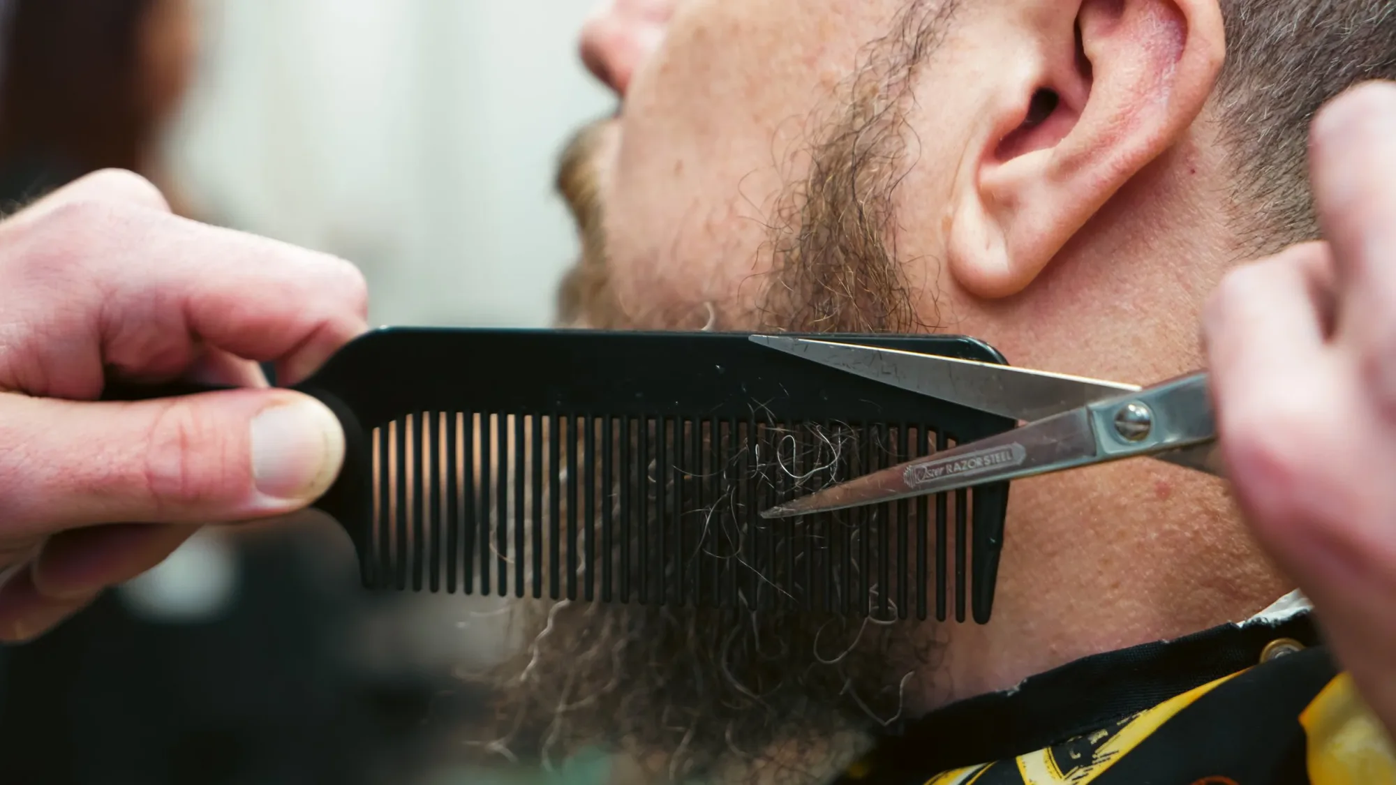 Haircut and beard trim combo at Ledgewood Barber Shop