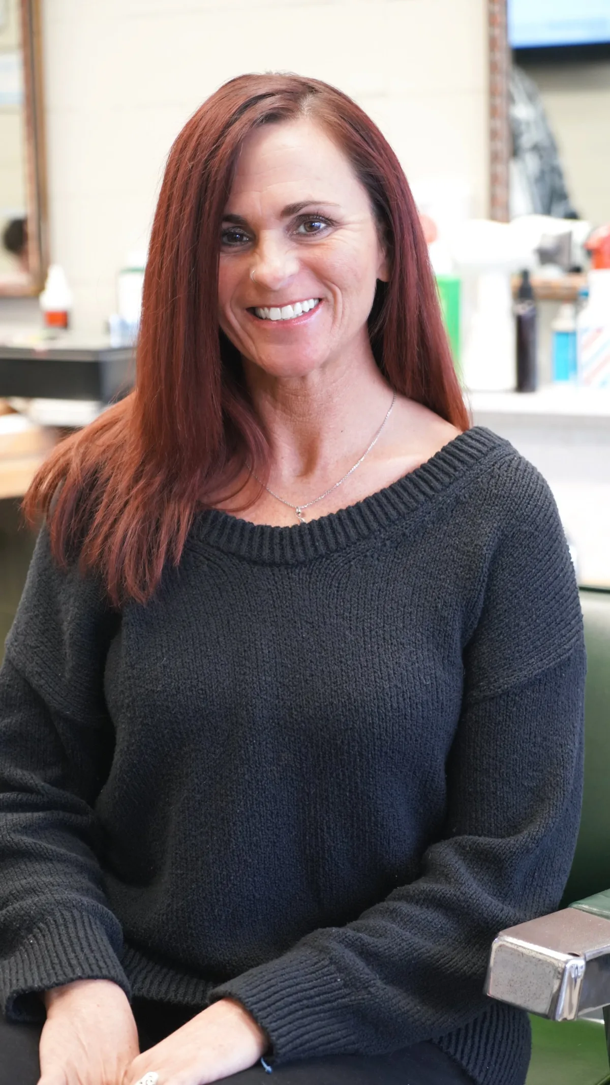 Marcie Spicel, master barber